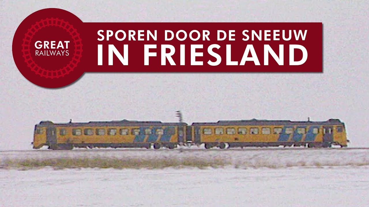 Sporen door de sneeuw in Friesland - Nederlands • Great Railways