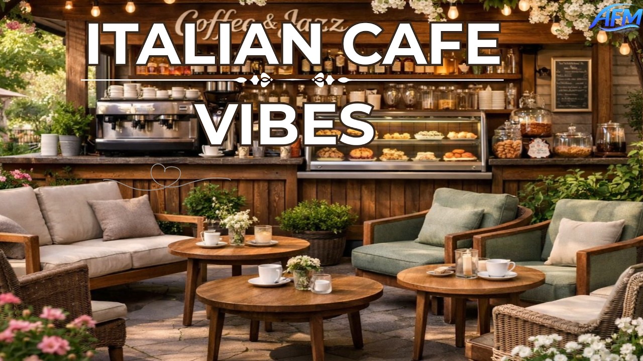 Milano Night Café ☕✨  Elegant Italian Jazz & Warm Ambience for Study & Relax