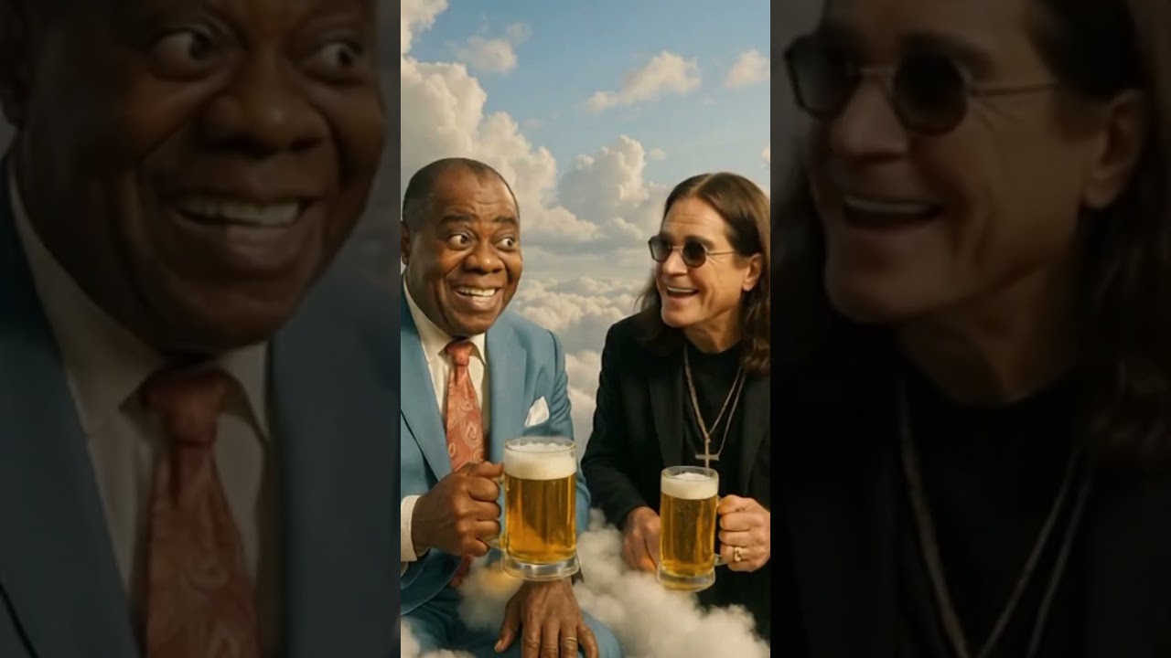 Ozzy Osbourne with Sinatra & Jazz Legends in Heaven 🎙🎺✨