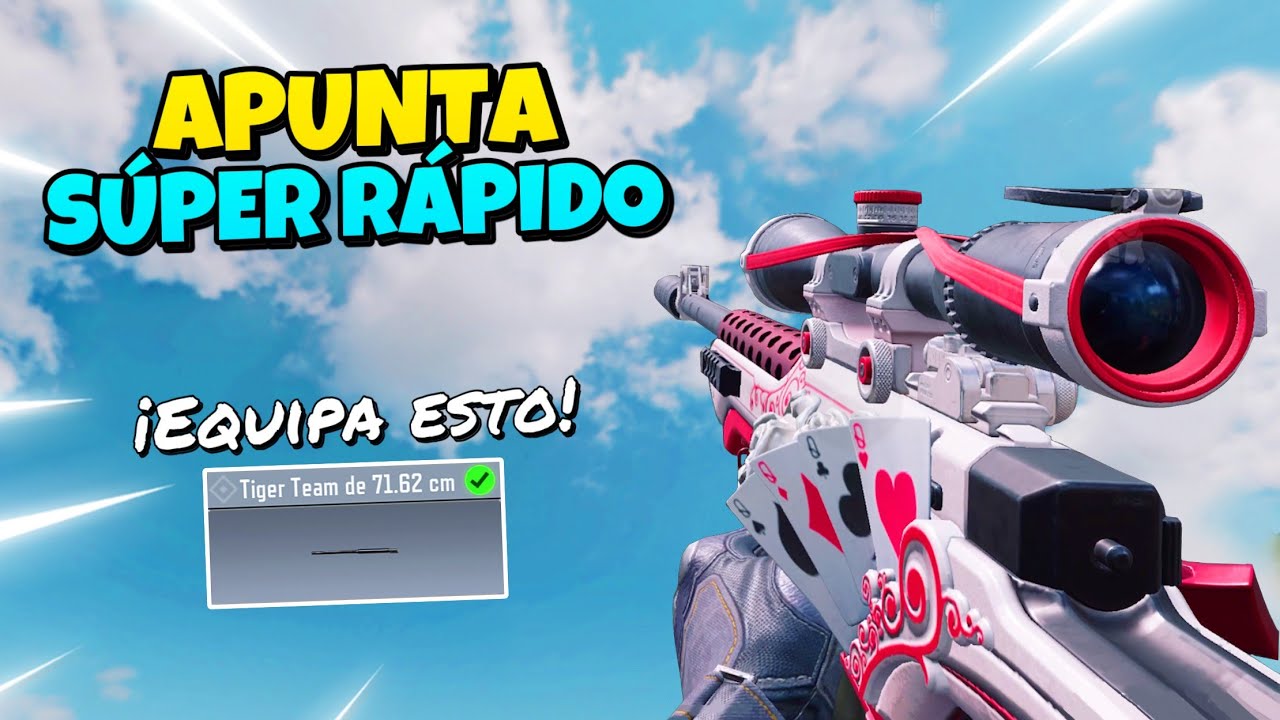 La Mejor Configuración para Sniper COD MOBILE Para apuntar y disparar más rápido LW3 Tundra