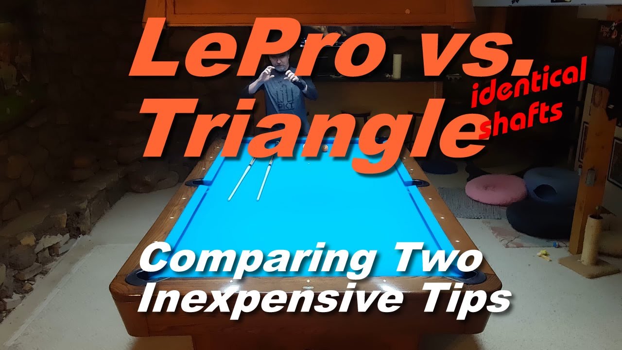 Comparing LePro and Triangle Tips on Pool Cues