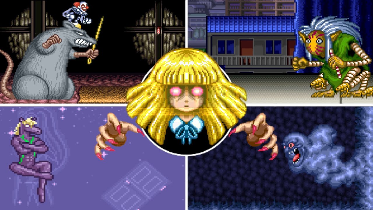 GS Миками / Призрачный чистильщик Миками (SNES) Все боссы (без урона)