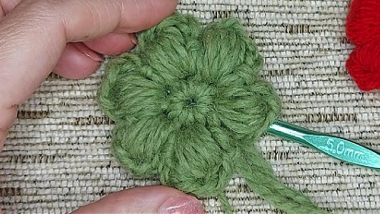 Häkelblume mit Bohnenstich in 5 Minuten | Puff Flower | Crochet Flower Tutorial | Crochet gifts