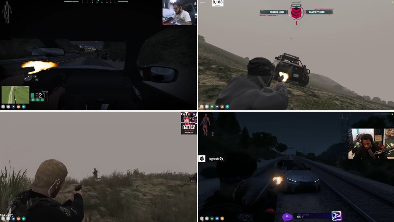 Hydra Have a Shootout With Cops After an Ammunition Contract (Multi POV) | NoPixel 4.0 GTA RP