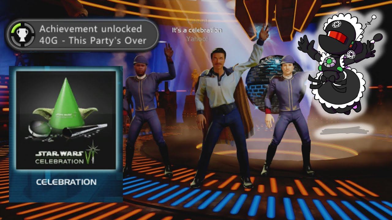 Kinect Star Wars: Galactic Dance Off - Celebration (Extended) 15/15 (This Party's Over achievement)