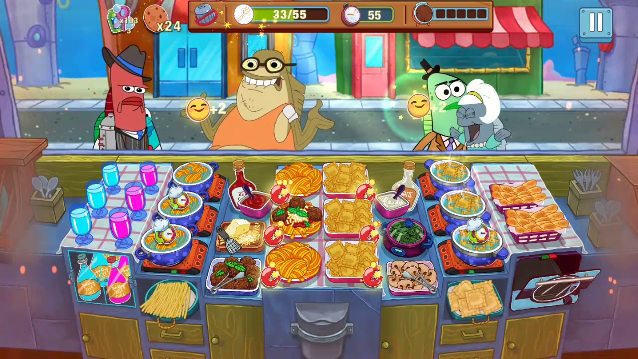 SpongeBob: Krusty Cook-Off | Food Truck Challenge | All Levels Completed | Pasta La Vista | #10