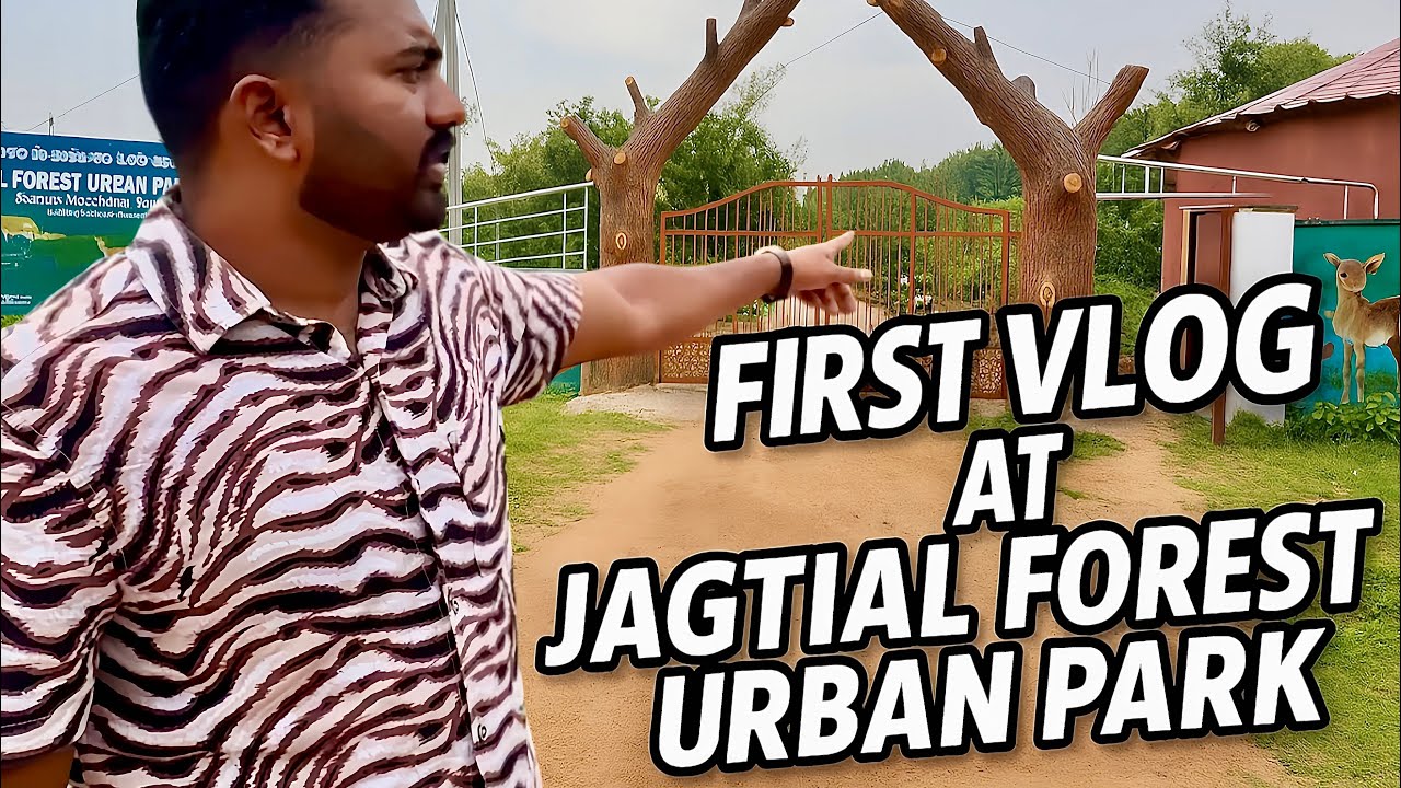 Must visit place at jagtial #Ambaripet urban park | Telugu vlog