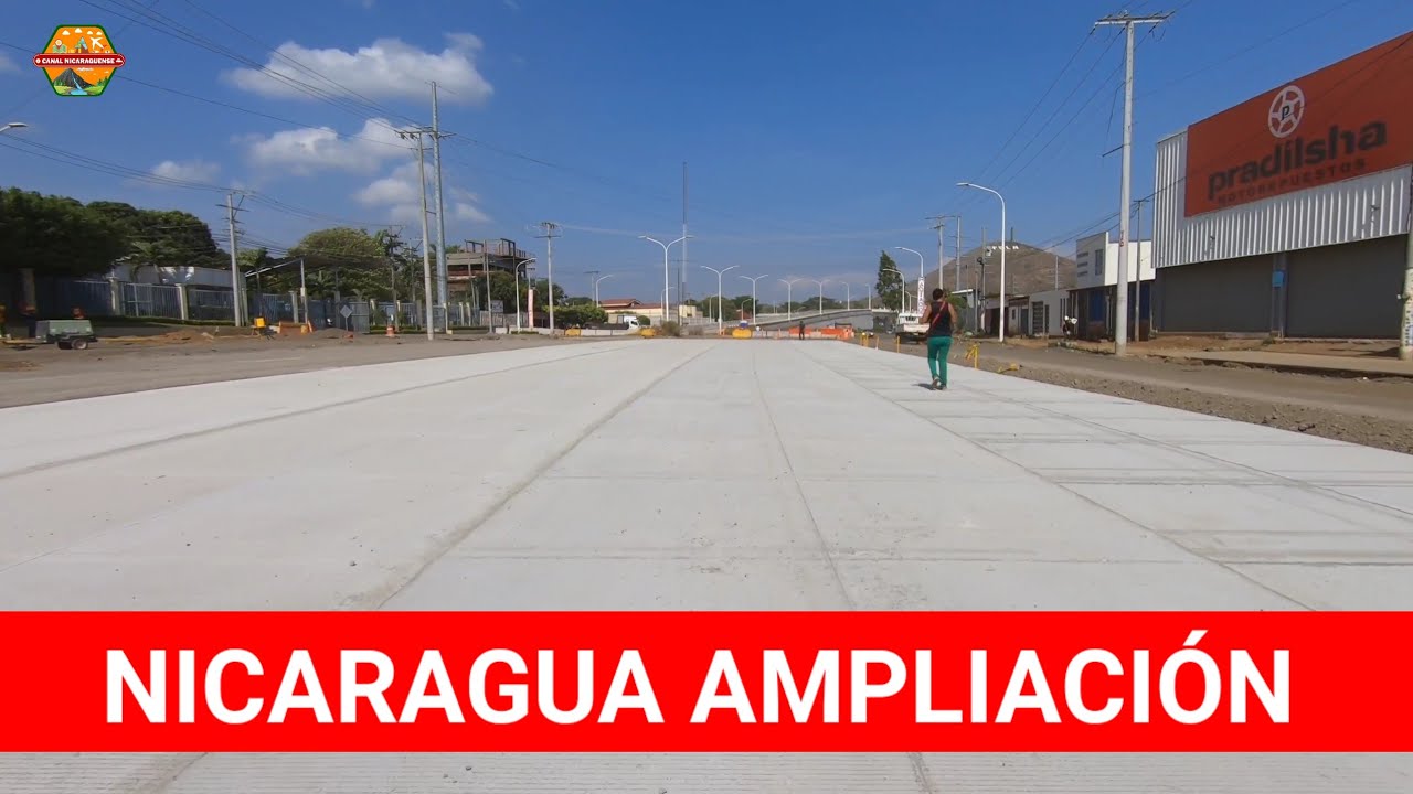 Nicaragua avanza carretera paso a desnivel 7 sur