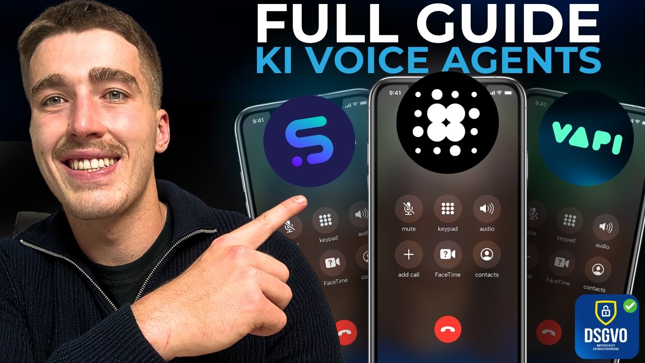 Der komplette KI Voice Agent Guide 2025- ALLES in&nbsp;einem&nbsp;Video!