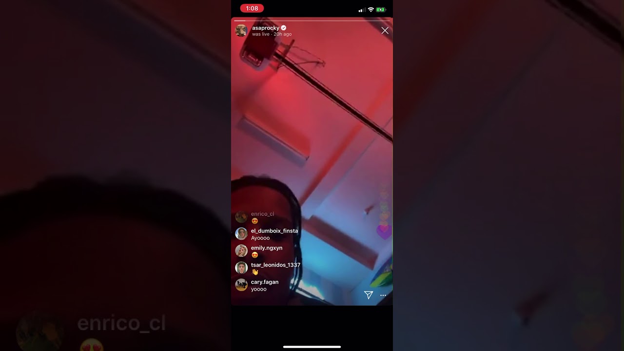 A$AP Rocky Instagram Live - March 22, 2020