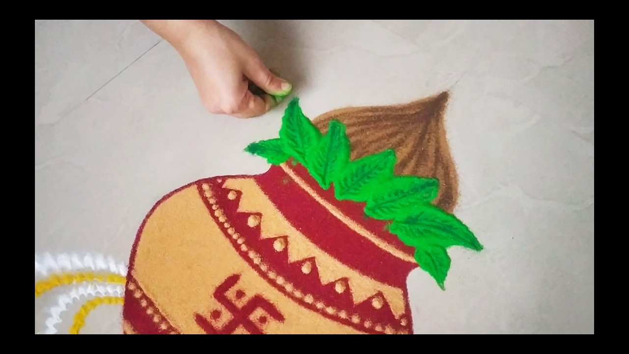 Easy Akshay Tritiya Rangoli || अक्षय तृतीया रांगोळी || Rangoli by Light2Dark Shade
