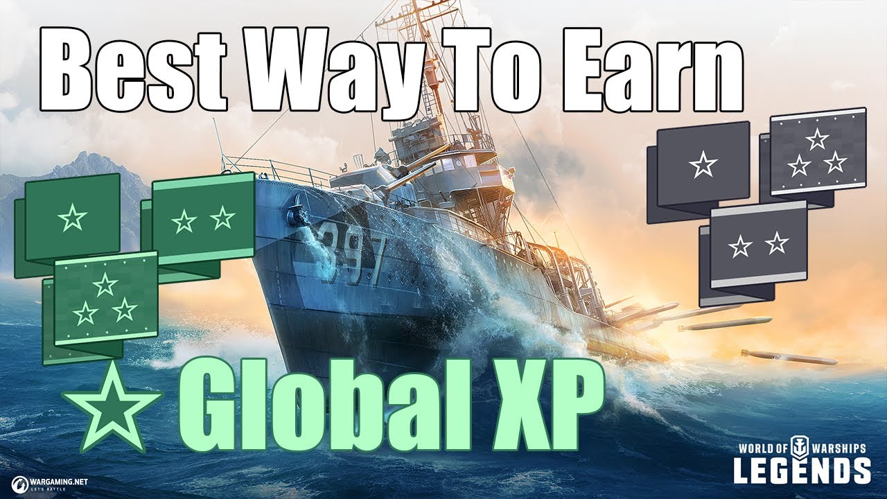 Лучший способ заработать глобальный опыт | World of Warships Legends | Xbox PS4 PS5