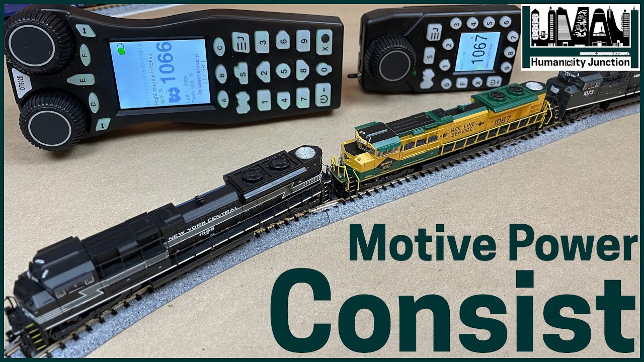75 | How To Consist Locomotives with Digitrax UT6D and DT602D Throttles