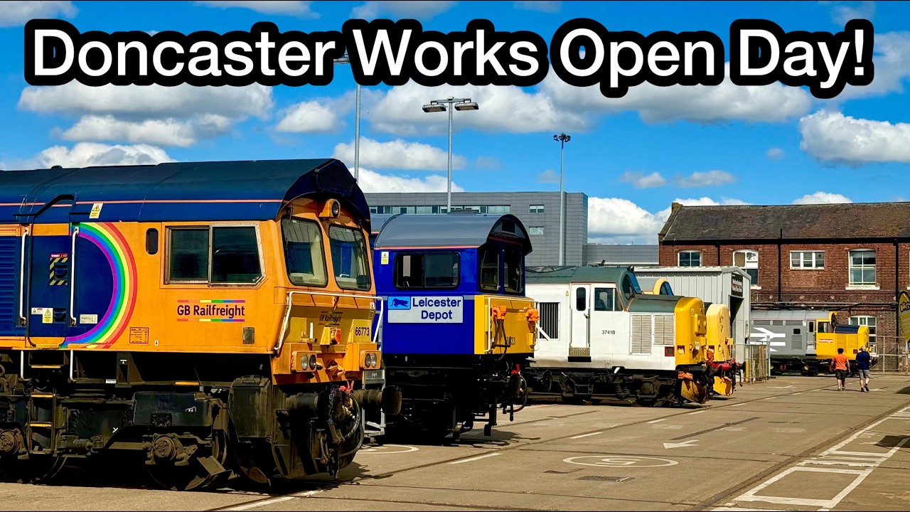 Doncaster Works Celebration OPEN DAY - A walk through the assembled LOCOS and Works!