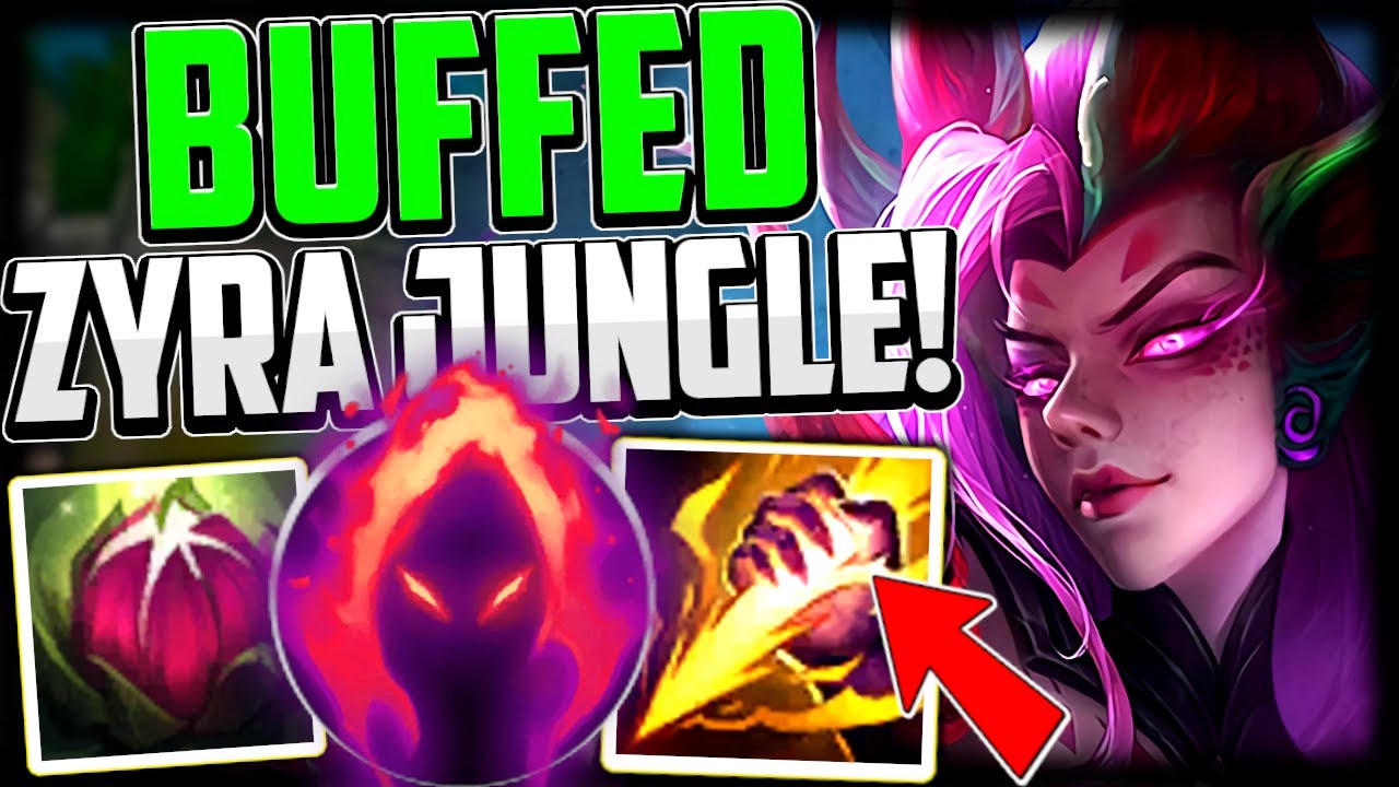 BUFFED ZYRA JUNGLE IS NO JOKE (3:10 FULL HP NO LEASH) - League of Legends Zyra Guide Season 13