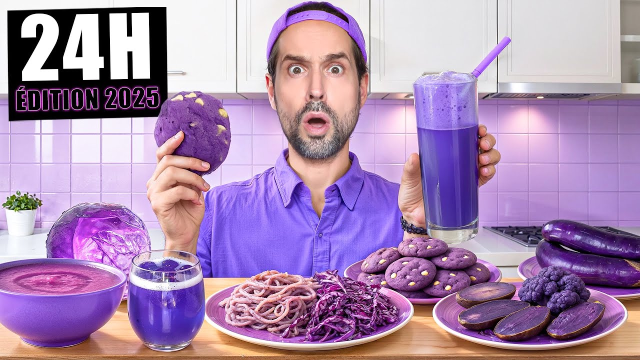 JE MANGE QUE LA NOURRITURE VIOLETTE PENDANT 24H - Edition 2025