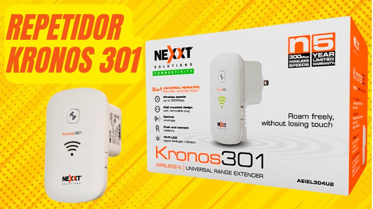 REPETIDOR WIFI KRONOS 301 / INSTALACION, CARACTERISTICAS Y MAS