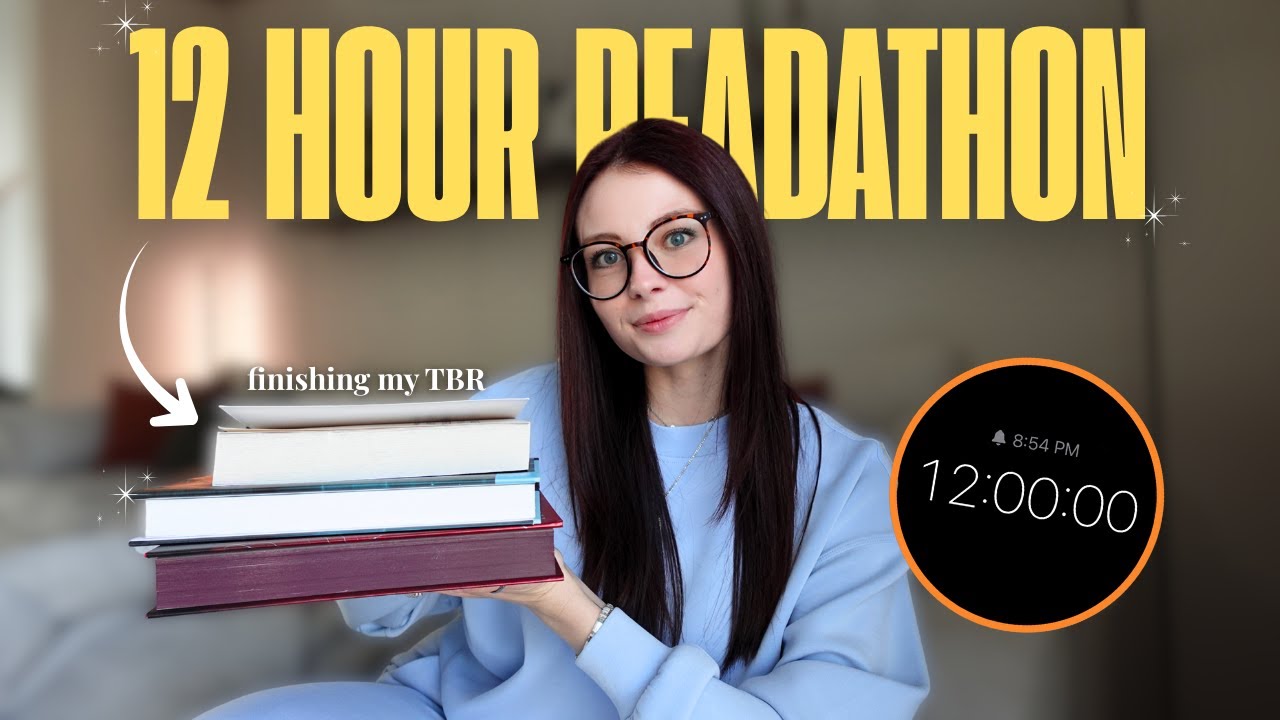 Can I finish my TBR in 12 hours? 📚⏰ || my first ever readathon