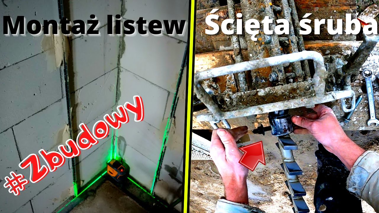 Tynki w dom odc. 7. Obsadzanie listew podtynkowych. Mała awaria agregatu. #Zbudowy