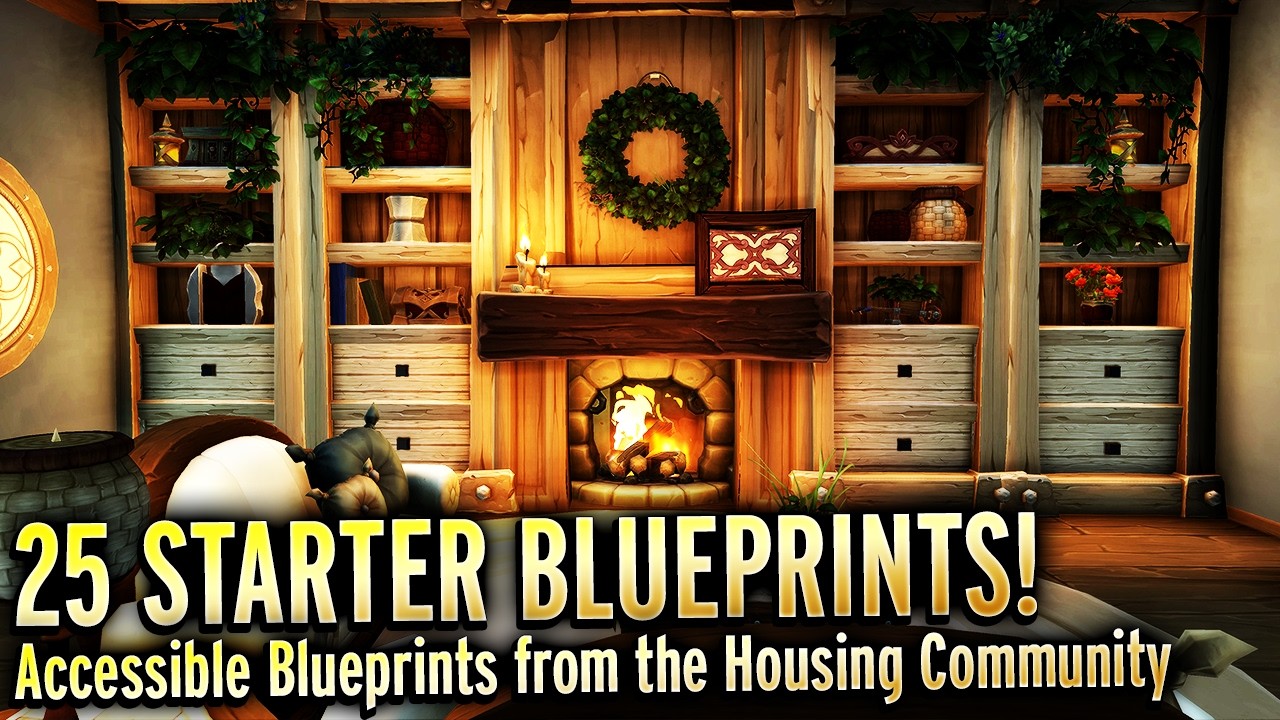 25 FREE WoW Housing Blueprints You Can Use IMMEDIATELY! World of Warcraft