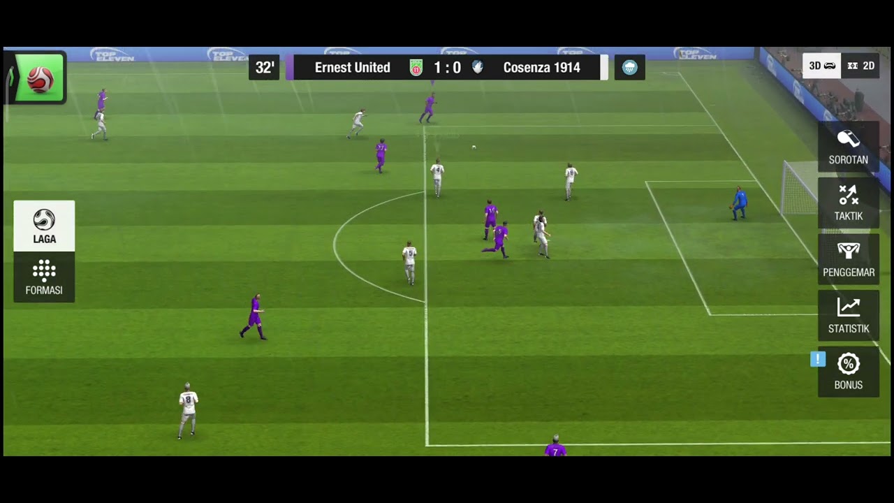 Hatrick,, kemenangan Telak #Ernest_United atas Cosenza 1914