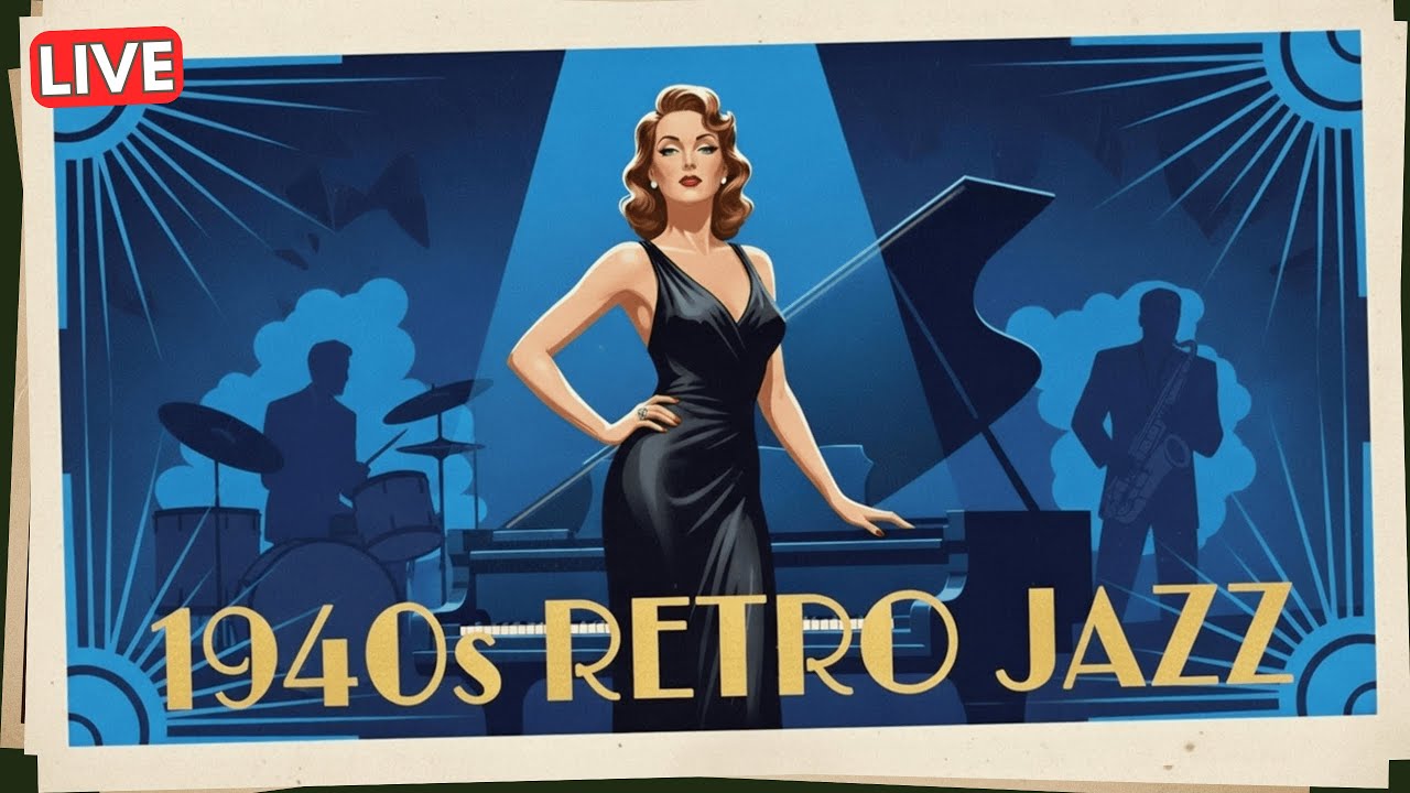 1940s Retro Jazz | 1 Hour Smoky Lounge Music to Unwind at Home [Evening Drinks]