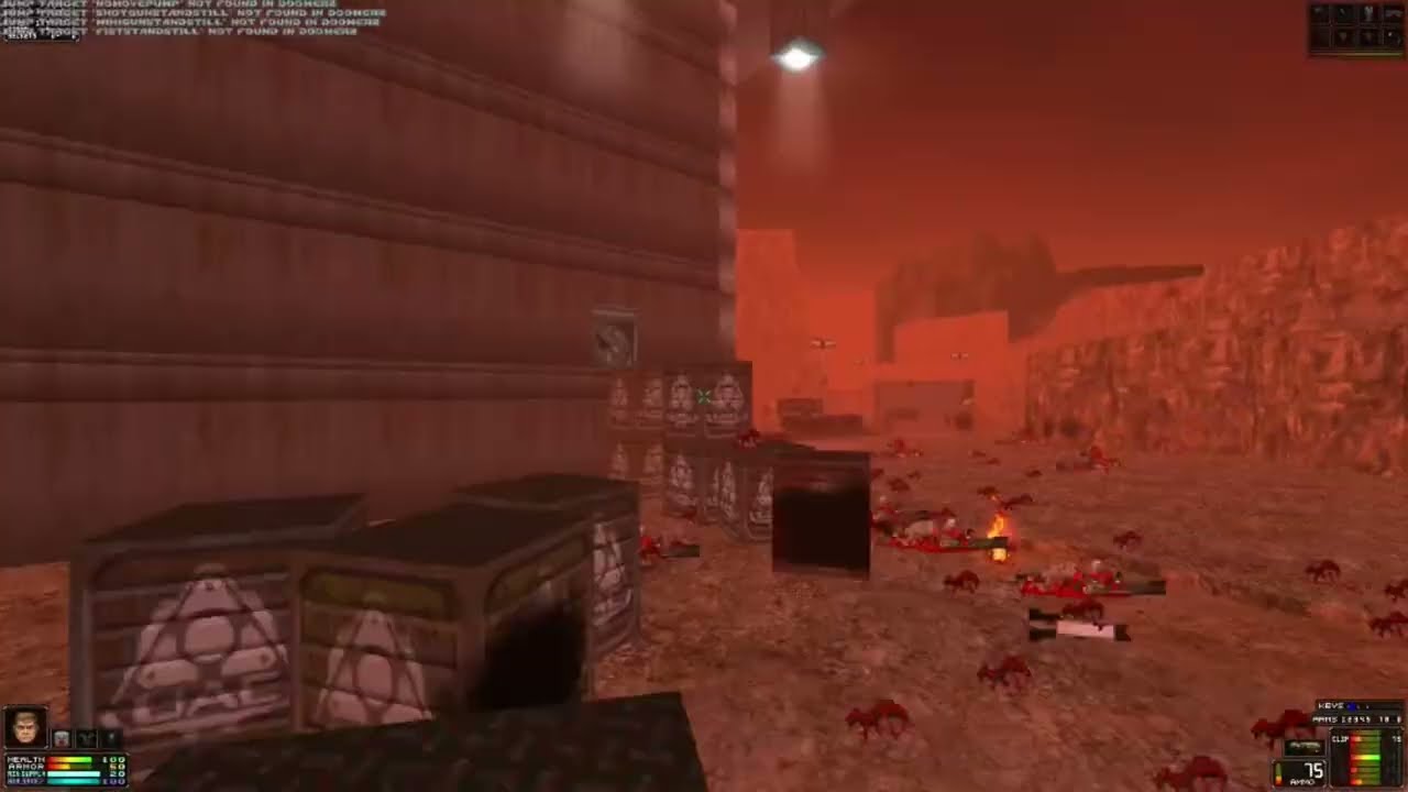 Jugando Brutal Doom 22 con armas de doom 2016 en el mapa EDAY parte 4