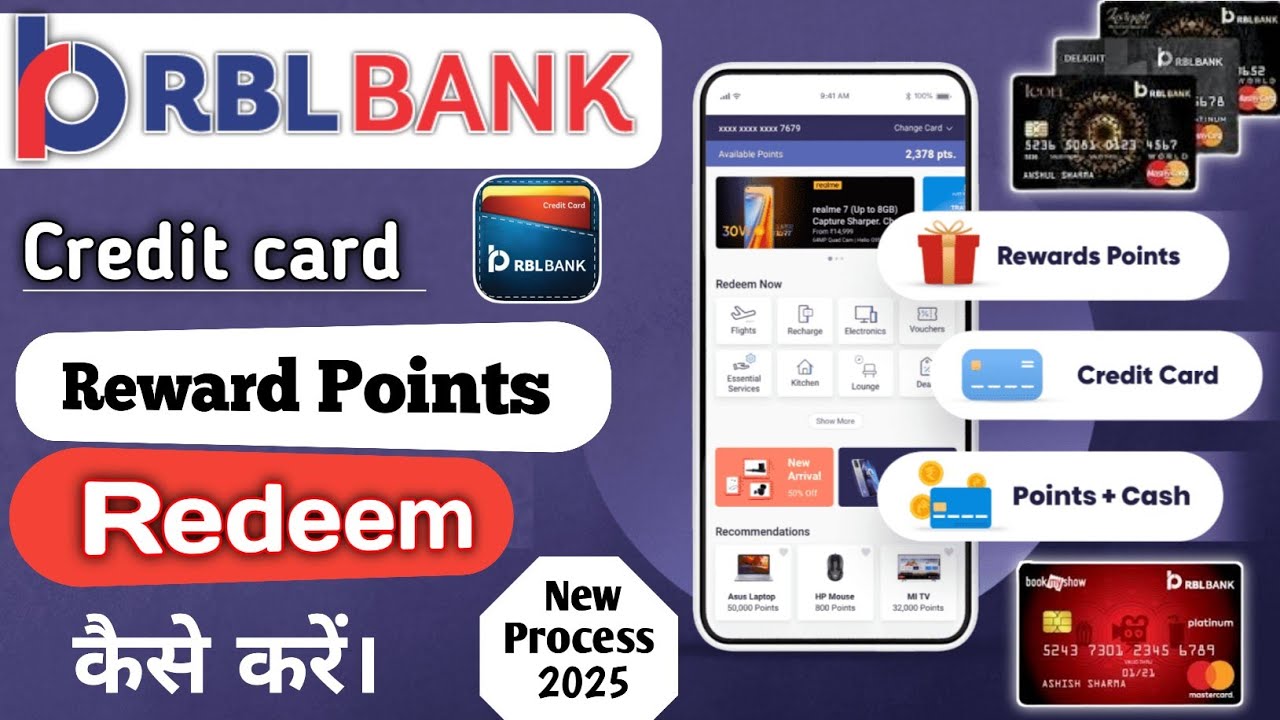 Rbl credit card reward points redeem kese kare 2025, How to redeem rbl reward points 