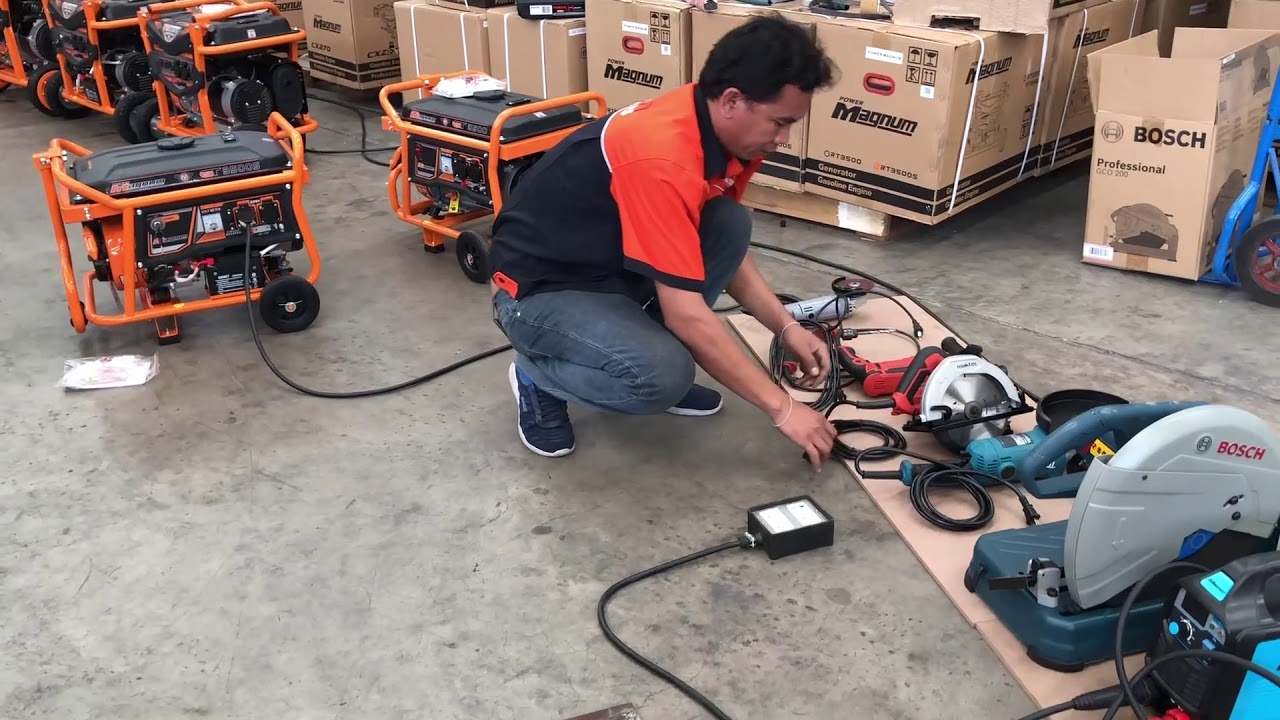 (A145) ทดสอบการใช่งานเครื่องปั่นไฟฟ้า แม็คนั่ม GT3500S