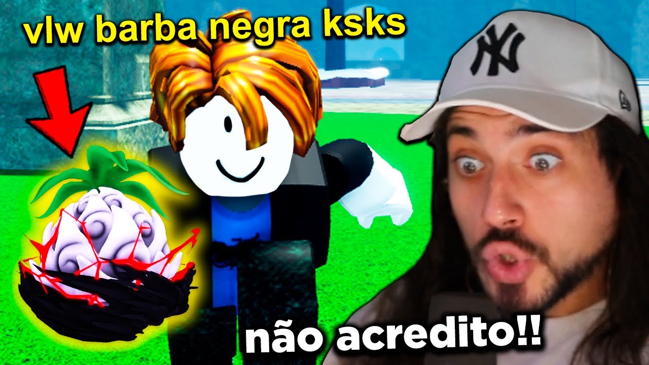 SORTE!! GIREI uma FRUTA MÍTICA na CONTA F2P do FRUIT BATTLEGROUNDS e DESPERTEI!! (+ nova light v2)