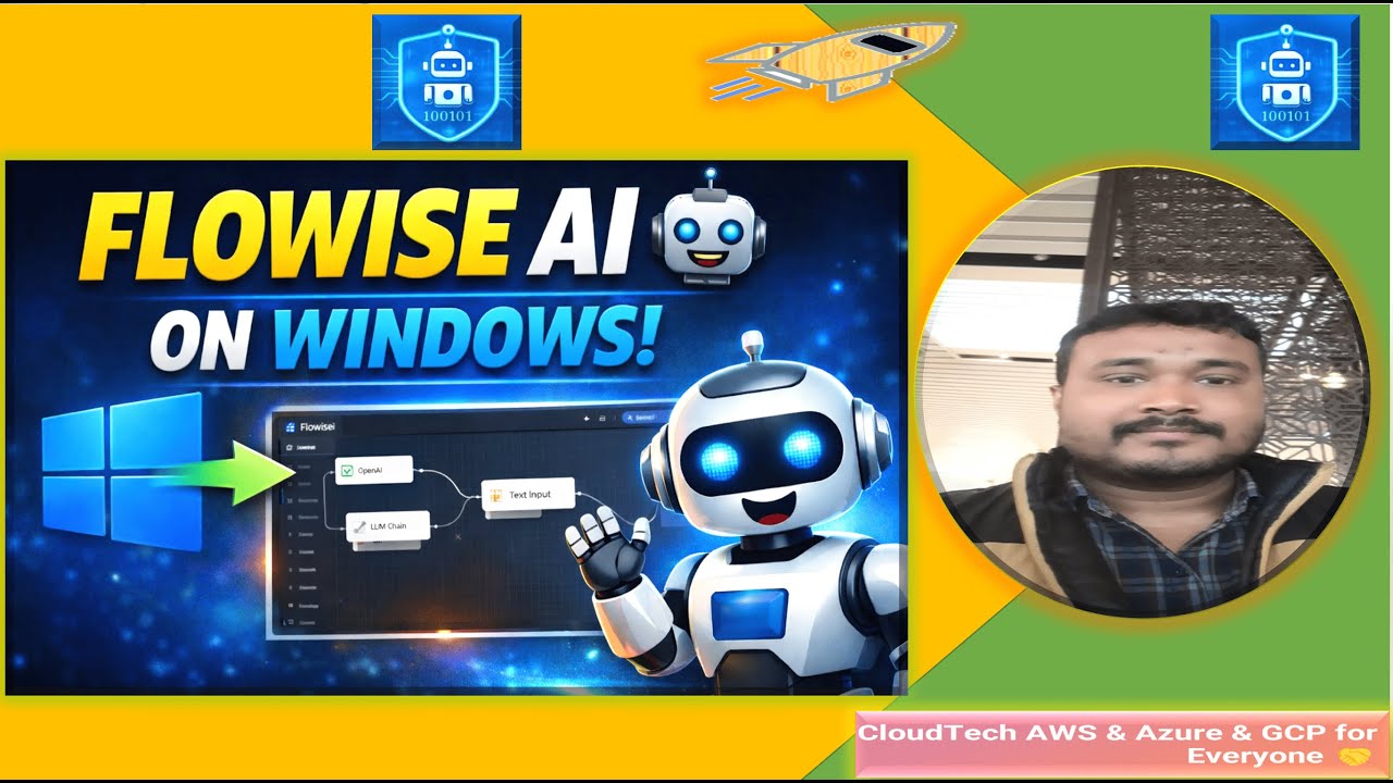 Настройка ИИ-агента Flowise на Windows 🔥 | Создайте своего ПЕРВОГО ИИ-агента (пошаговое руководство)