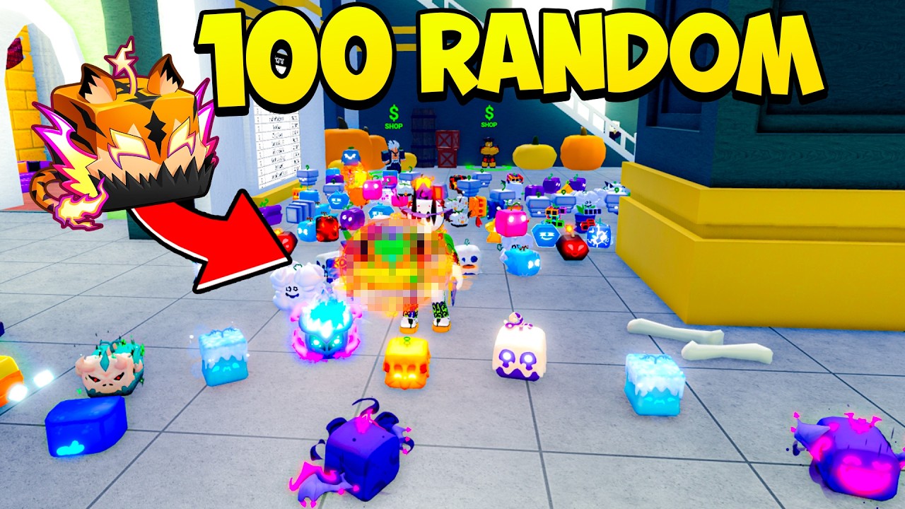 100 Random Fruits pour Obtenir Tiger en 24h ! (j'ai eu tellement de chance)