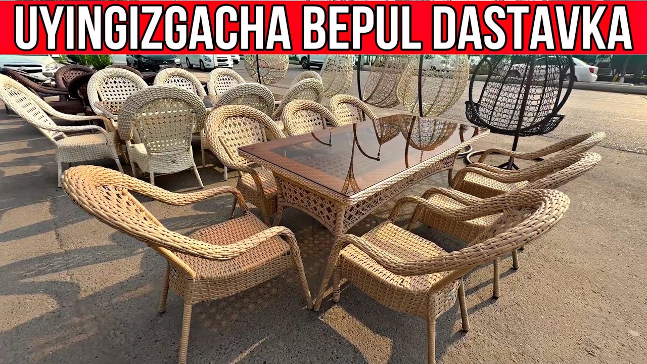10-YILGA GARANTIYA RATAN STOL STUL NARXLARI ZAVOD ISHLAB CHIQARISH