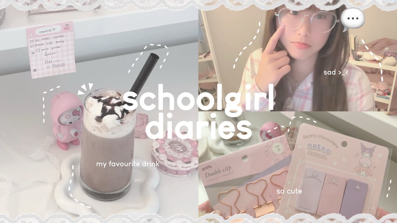 ДНЕВНИК ШКОЛЬНИЦЫ 🐇🎐 делаю булдак, продуктивно учусь, собираю сумку ♡︎