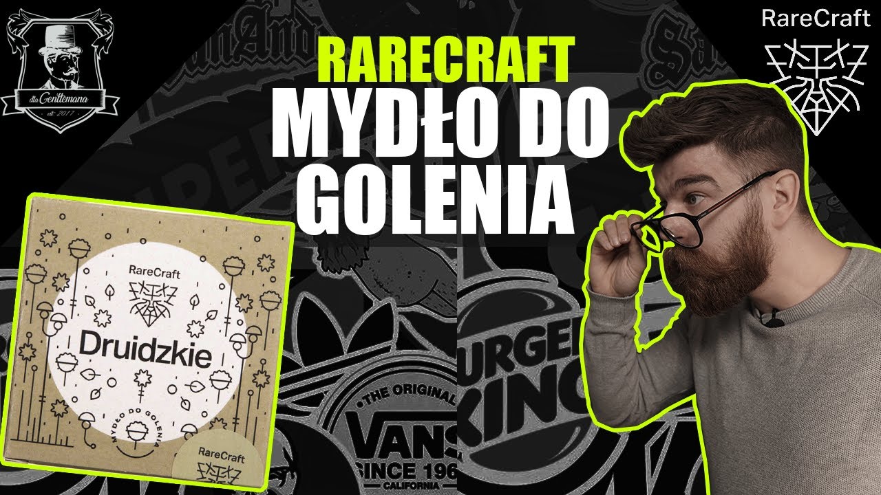 RareCraft naturalne mydło do golenia - nietuzinkowe, wyjątkowe, Polskie - prezentacja produktu