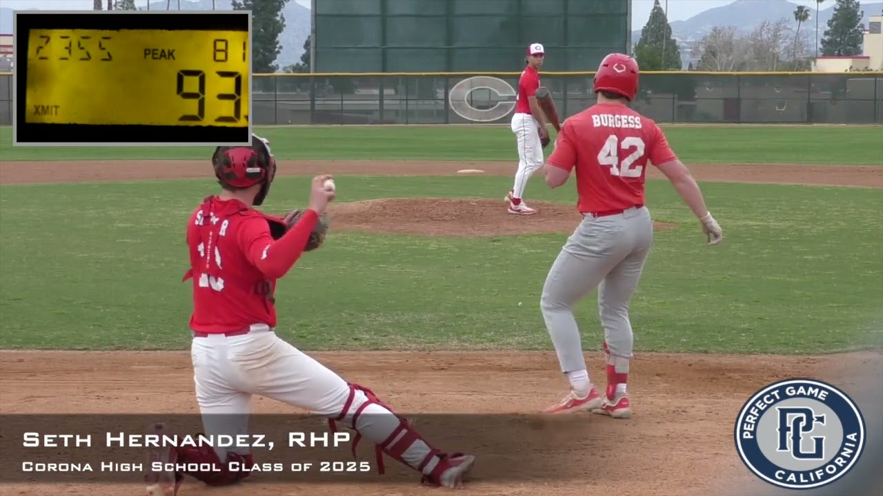 Seth Hernandez Prospect Video, RHP, Corona High School Class of 2025