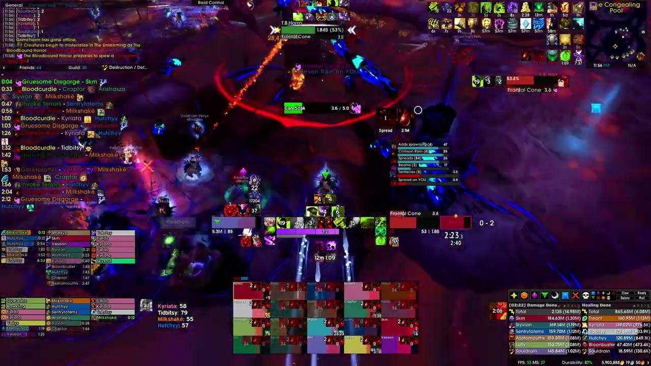 Snacks vs Mythic The Bloodbound Horror (Destruction Warlock POV)
