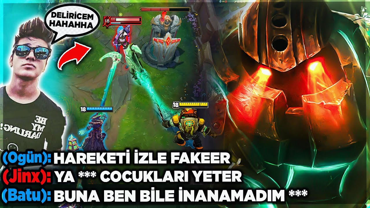 INSANE COMBO WITH OG&Uuml;N BLACK MAN!! NAUTILUS + THRESH BOT PRE!!