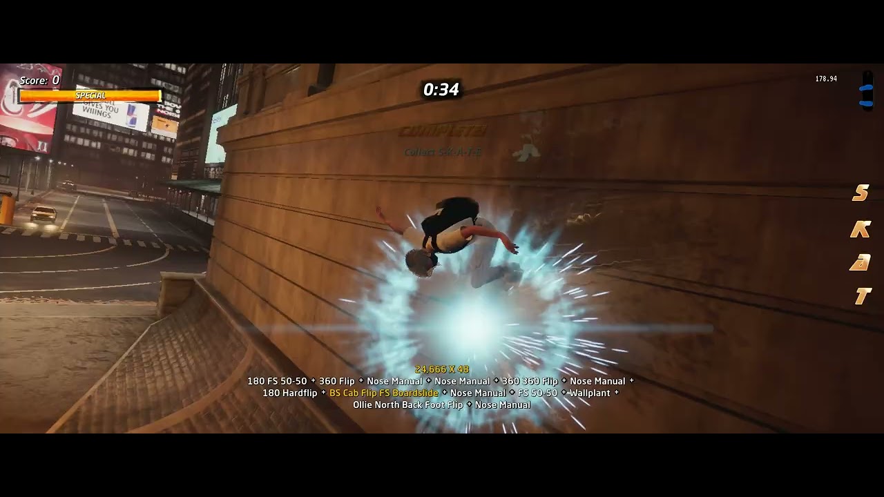 NY City One-Combo Speedrun 1:15.984 - THPS 1 + 2