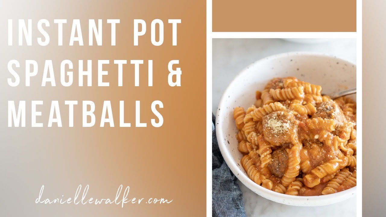 Grain-Free Instant Pot Spaghetti & Meatballs