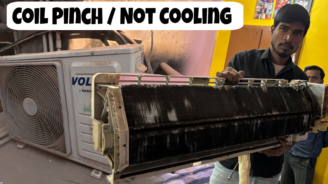 Voltas ac not cooling problem solved in Triveniganj || Ehsan Shaikh 