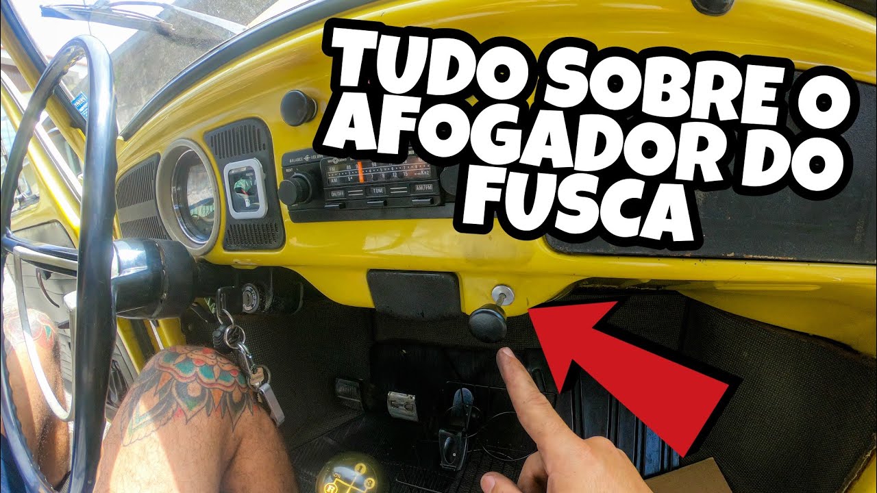 FUNCIONANDO O AFOGADOR DO FUSCA