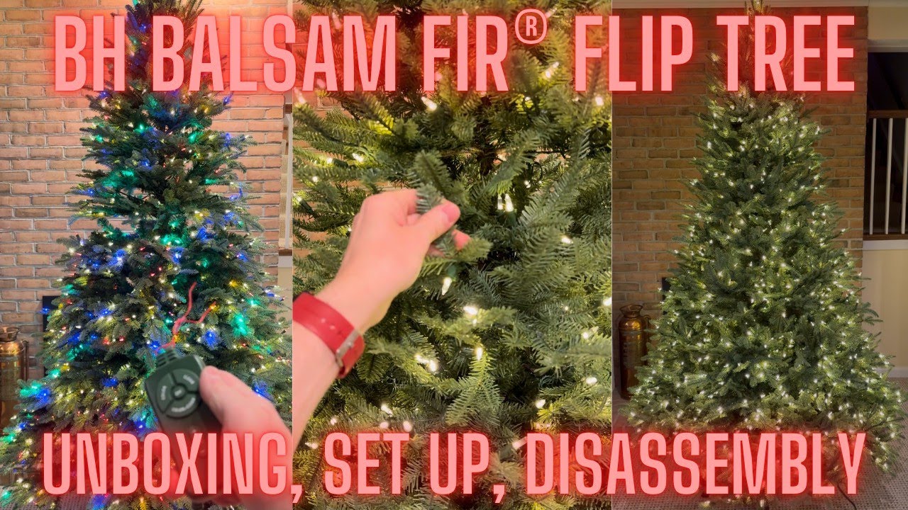 Balsam Hill &mdash; перекидная ёлка Balsam Fir&reg; &mdash; распаковка, сборка и разборка