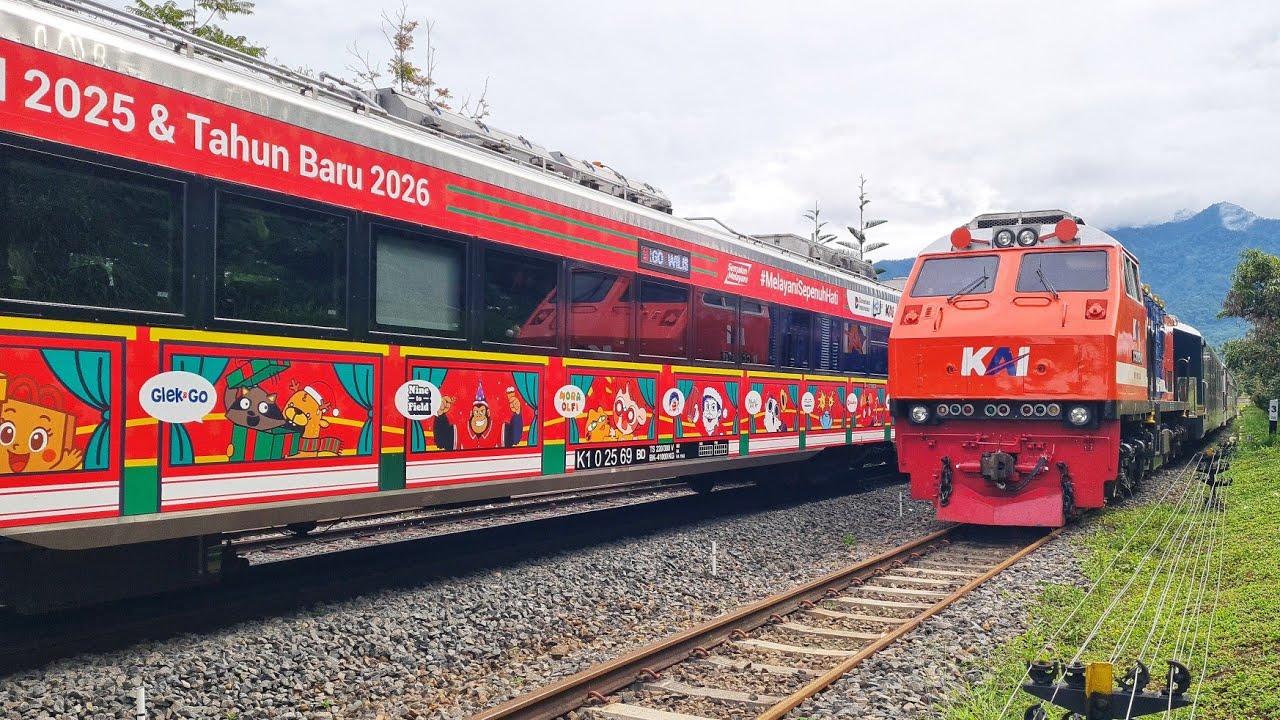 Demi Lokomotif ENDEMIK CC 201 8348 RnB Semua Serba MERAH.
