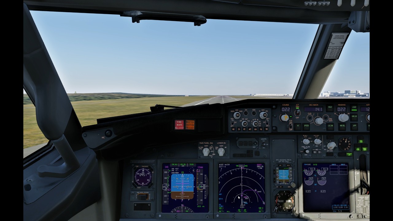 Take off demonstration