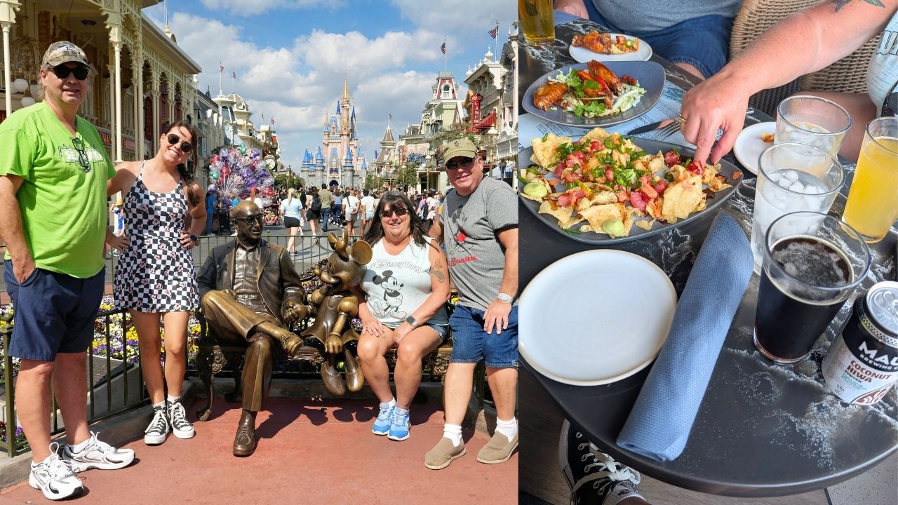 Family Time at Disney's Magic Kingdom | Drinks and Snacks at Wailulu Bar and Grill!