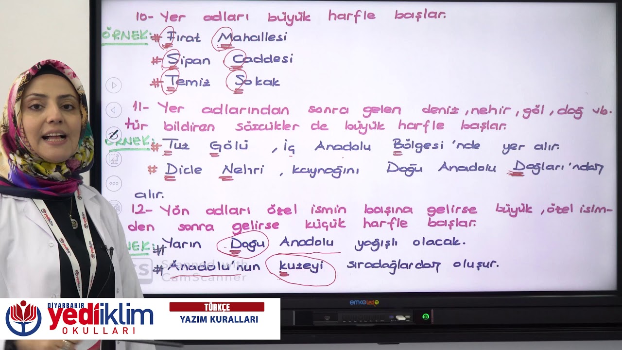 5.Sınıf / Ders : Türkçe / Konu : Yazım Kuralları