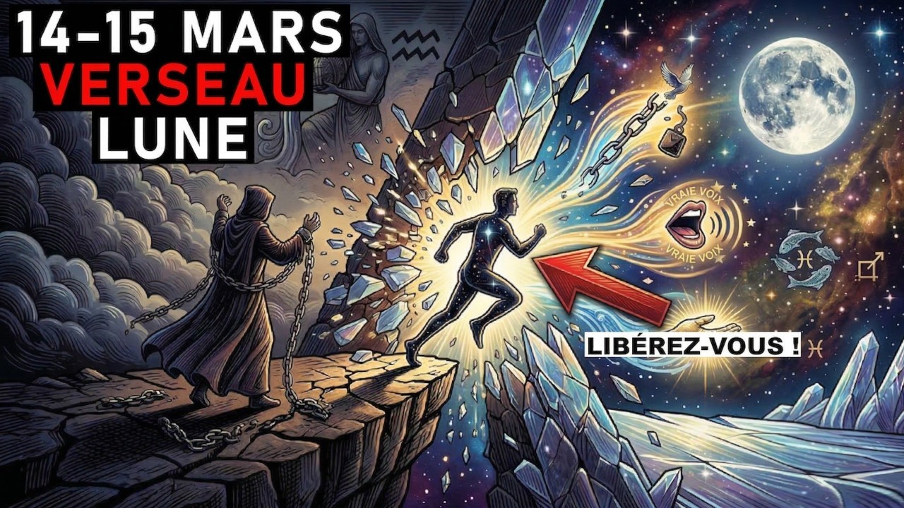DEMAIN &Eacute;veil Lune Verseau - 3 Perc&eacute;es &Eacute;motionnelles Pour VOUS (14 Mars)
