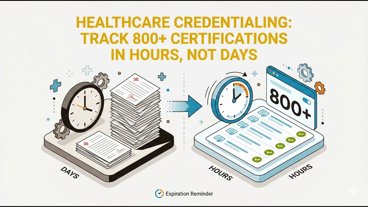Healthcare Credentialing: Track 800+ Certifications in Hours, Not Days