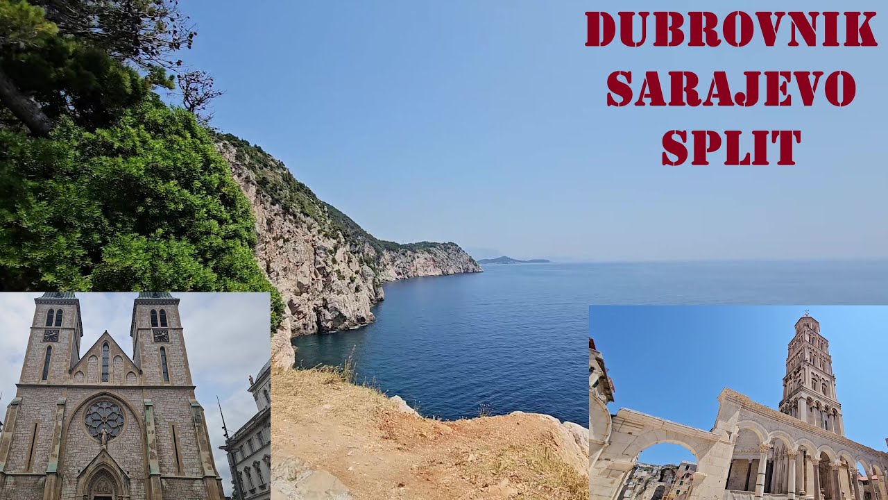 Explore the Balkans! Backpacking Dubrovnik, Split, & Sarajevo 4K VIDEO